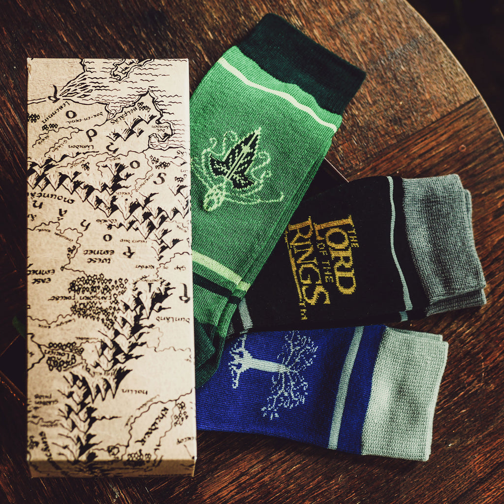 Produktbild Mittelerde Socken 3er Set in Geschenkbox - Der Herr der Ringe