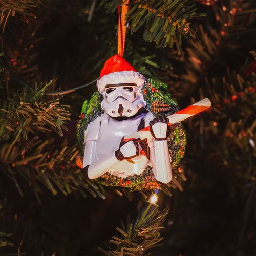 Immagine del prodotto Decorazione albero di Natale con Stormtrooper e corona natalizia - Star Wars