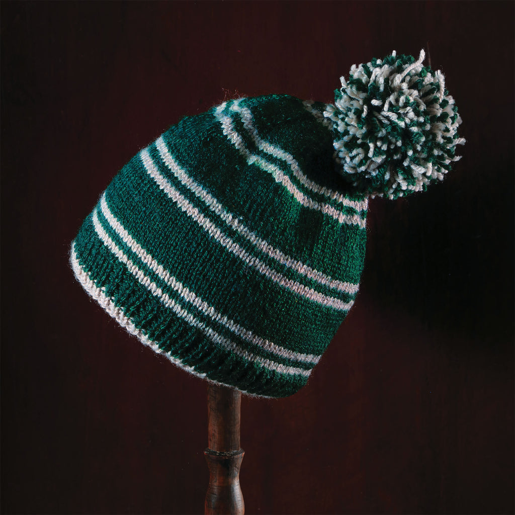 Produktbild Slytherin Bommelmütze Strick-Set - Harry Potter