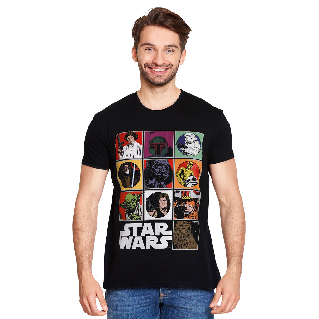 Produktbild Star Wars - Characters T-Shirt schwarz