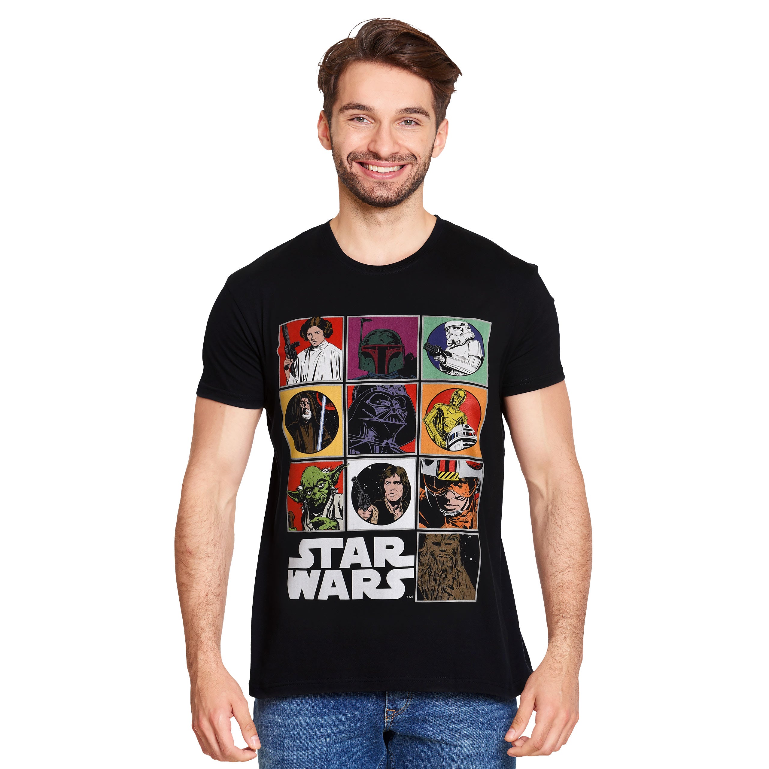 Produktbild Star Wars - Characters T-Shirt schwarz