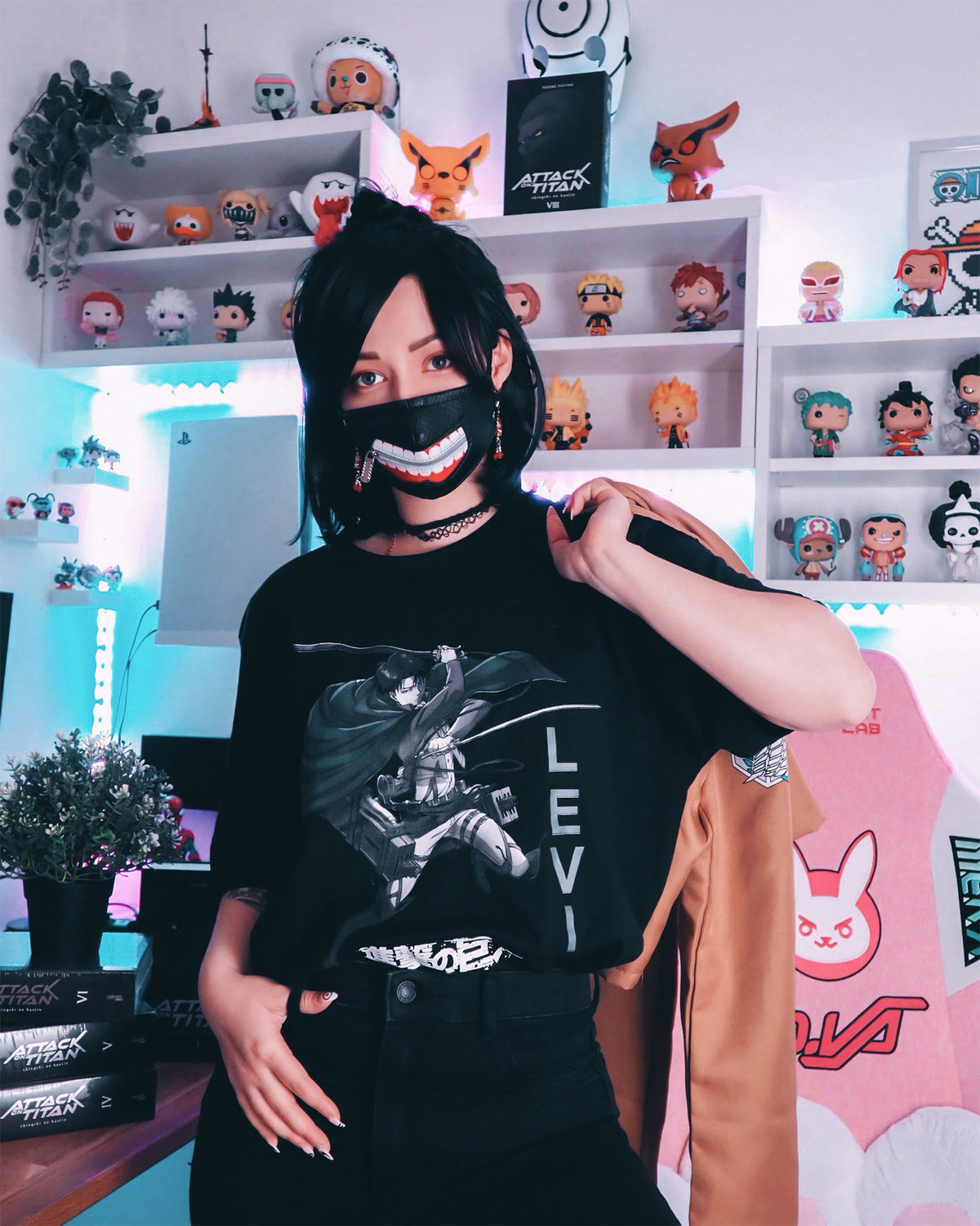 Immagine del prodotto Attack on Titan - T-shirt Levi nera