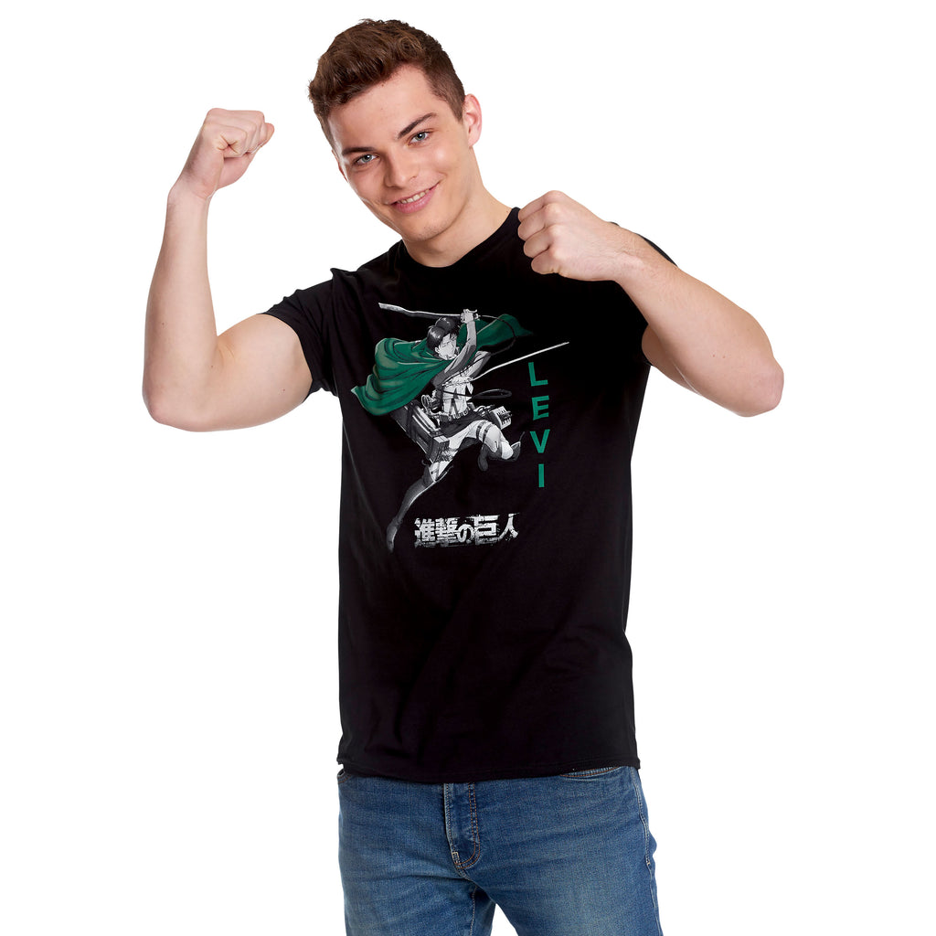 Immagine del prodotto Attack on Titan - T-shirt Levi nera