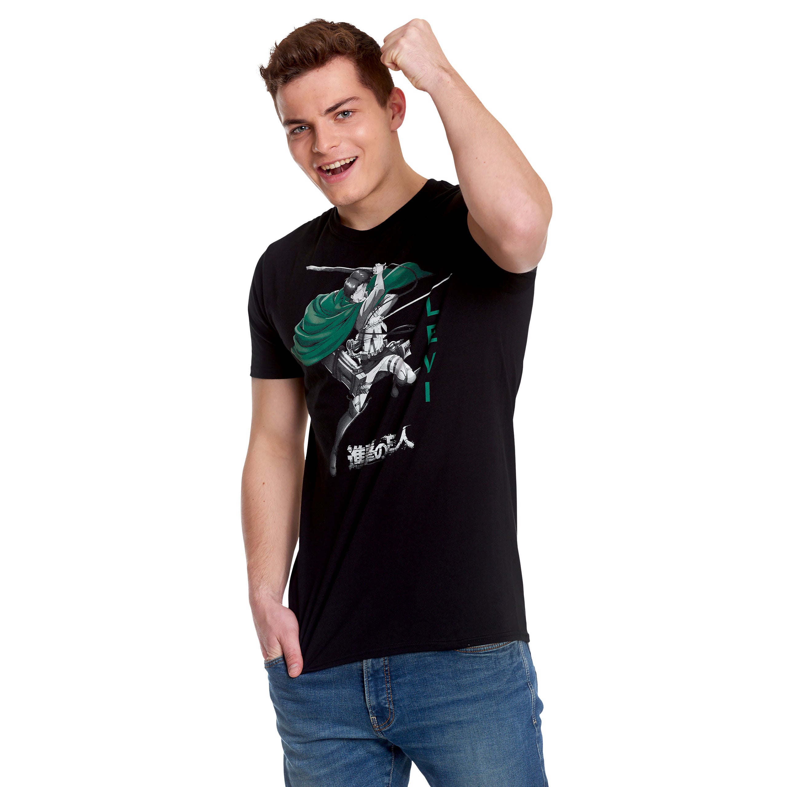 Immagine del prodotto Attack on Titan - T-shirt Levi nera