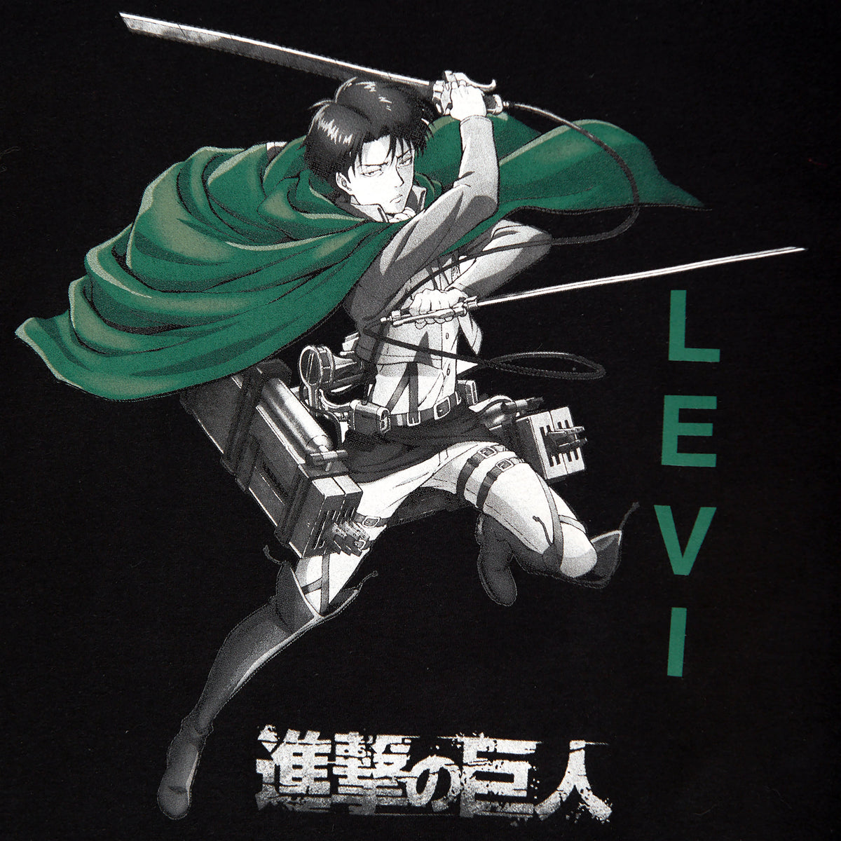 Immagine del prodotto Attack on Titan - T-shirt Levi nera