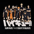 Immagine del prodotto Haikyu!! - T-shirt con personaggi nera