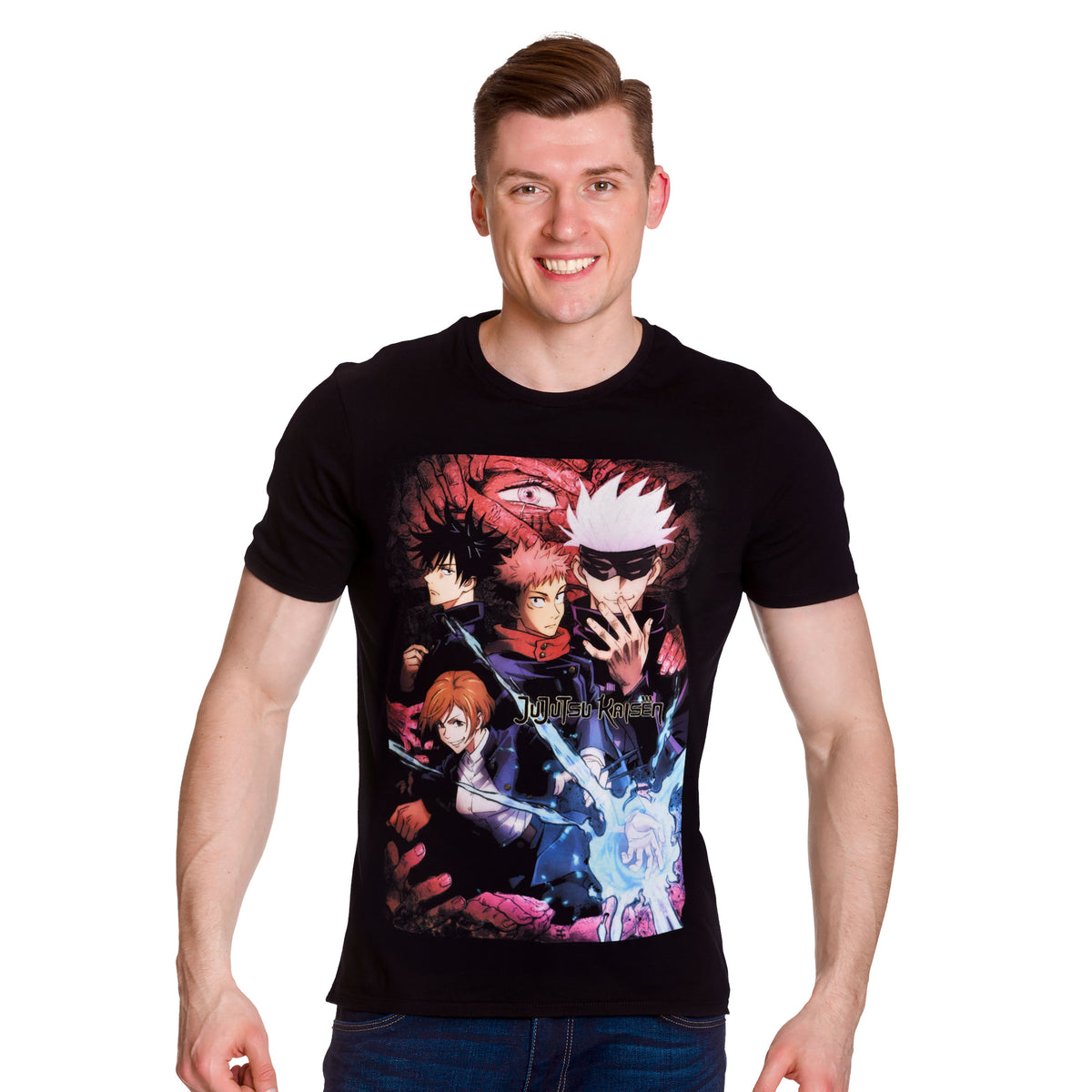 Immagine del prodotto Jujutsu Kaisen - T-shirt di gruppo nera