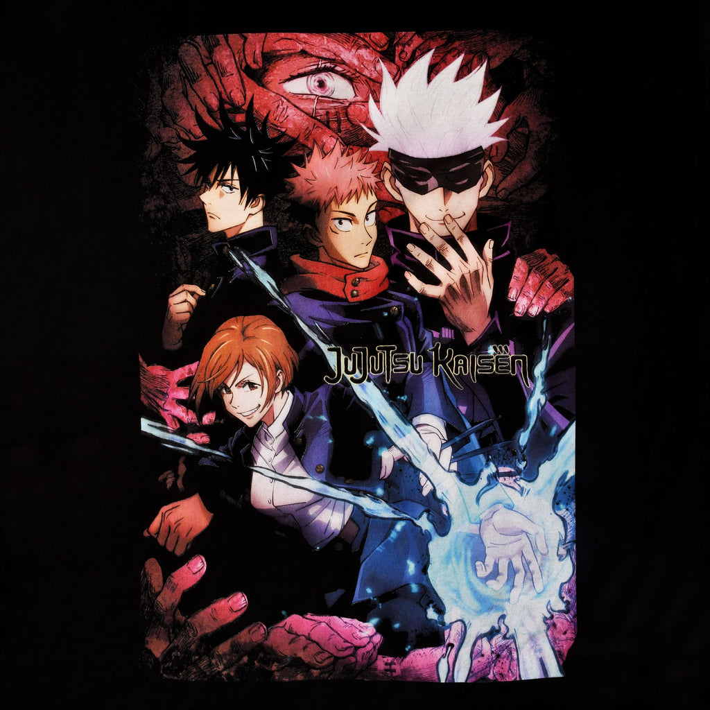 Immagine del prodotto Jujutsu Kaisen - T-shirt di gruppo nera
