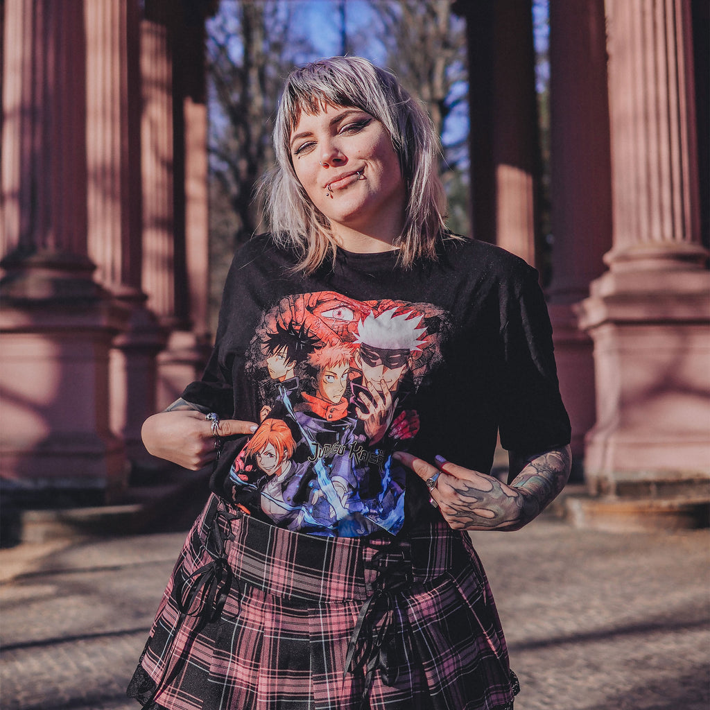 Immagine del prodotto Jujutsu Kaisen - T-shirt di gruppo nera