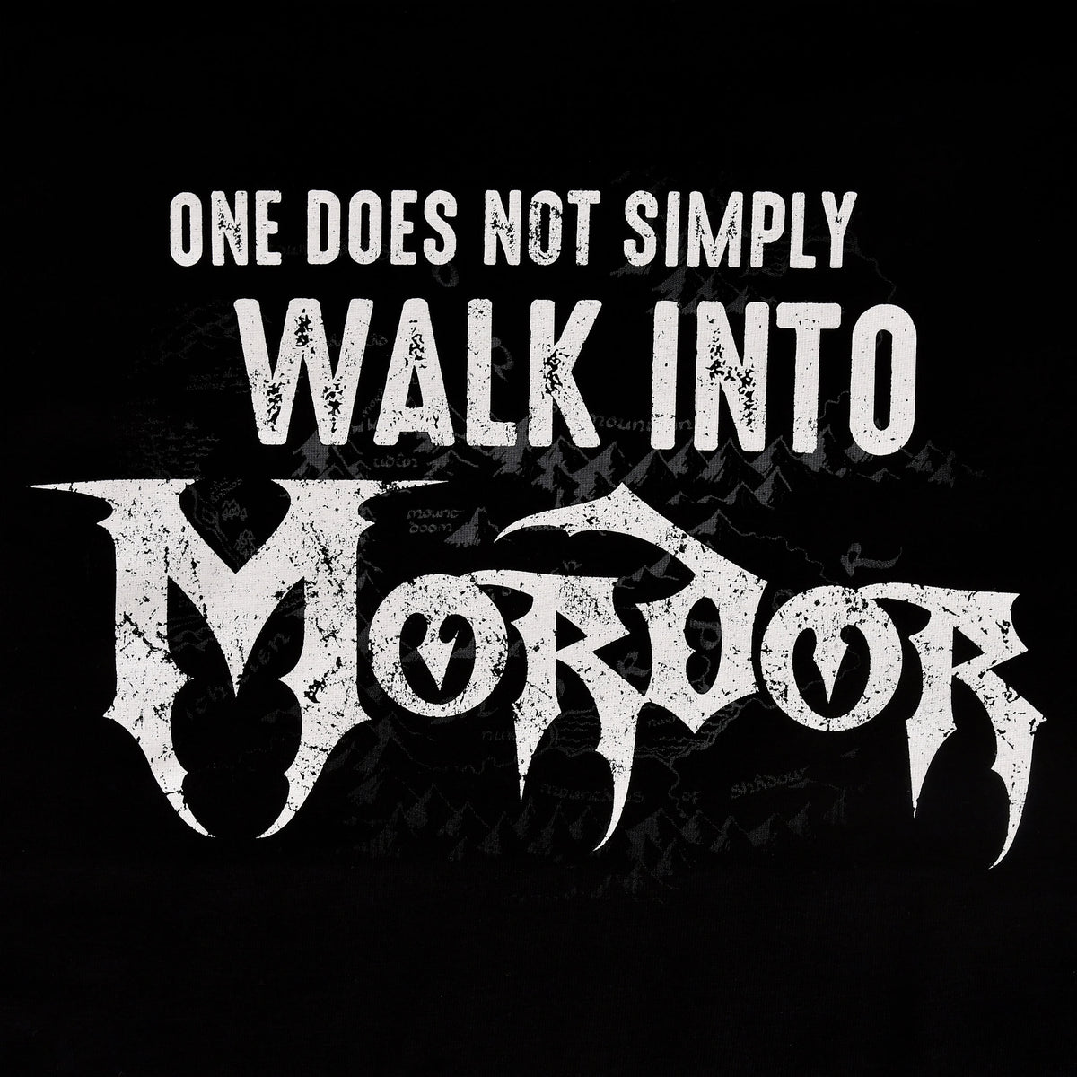 Immagine del prodotto Il Signore degli Anelli - T-shirt nera Walk Into Mordor