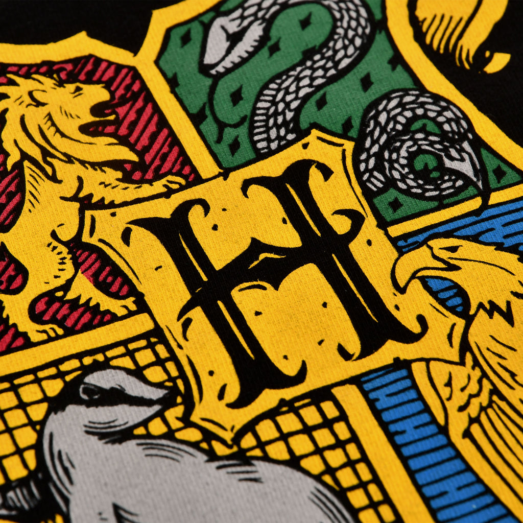 Immagine del prodotto Harry Potter - T-shirt nera con stemma di Hogwarts