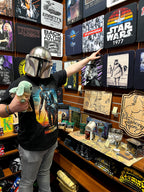 Image produit T-shirt noir Through The Galaxy - Star Wars Mandalorian