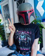Immagine del prodotto Maglietta nera Boba Fett Throne - Star Wars Mandalorian