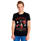 Image produit Naruto - T-shirt noir de l'organisation Akatsuki