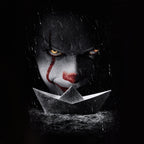 Produktbild Stephen Kings ES - Pennywise Papierboot T-Shirt schwarz