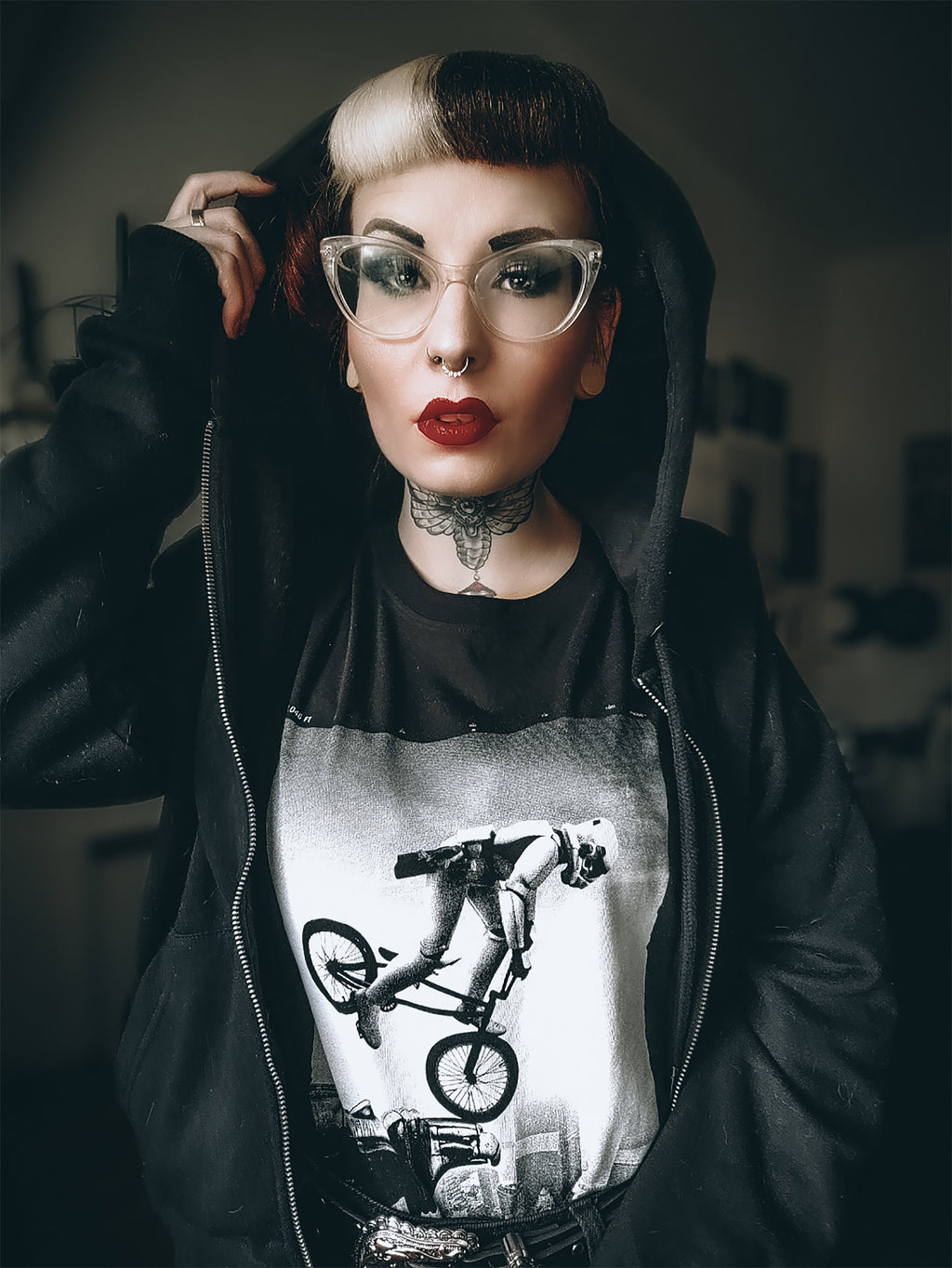 Immagine del prodotto Maglietta BMX Trooper per fan di Star Wars nera
