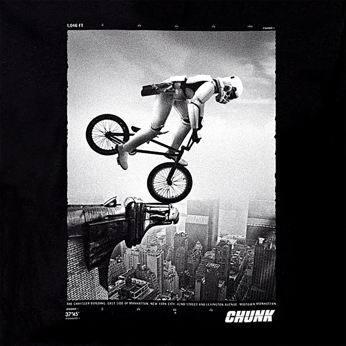 Immagine del prodotto Maglietta BMX Trooper per fan di Star Wars nera