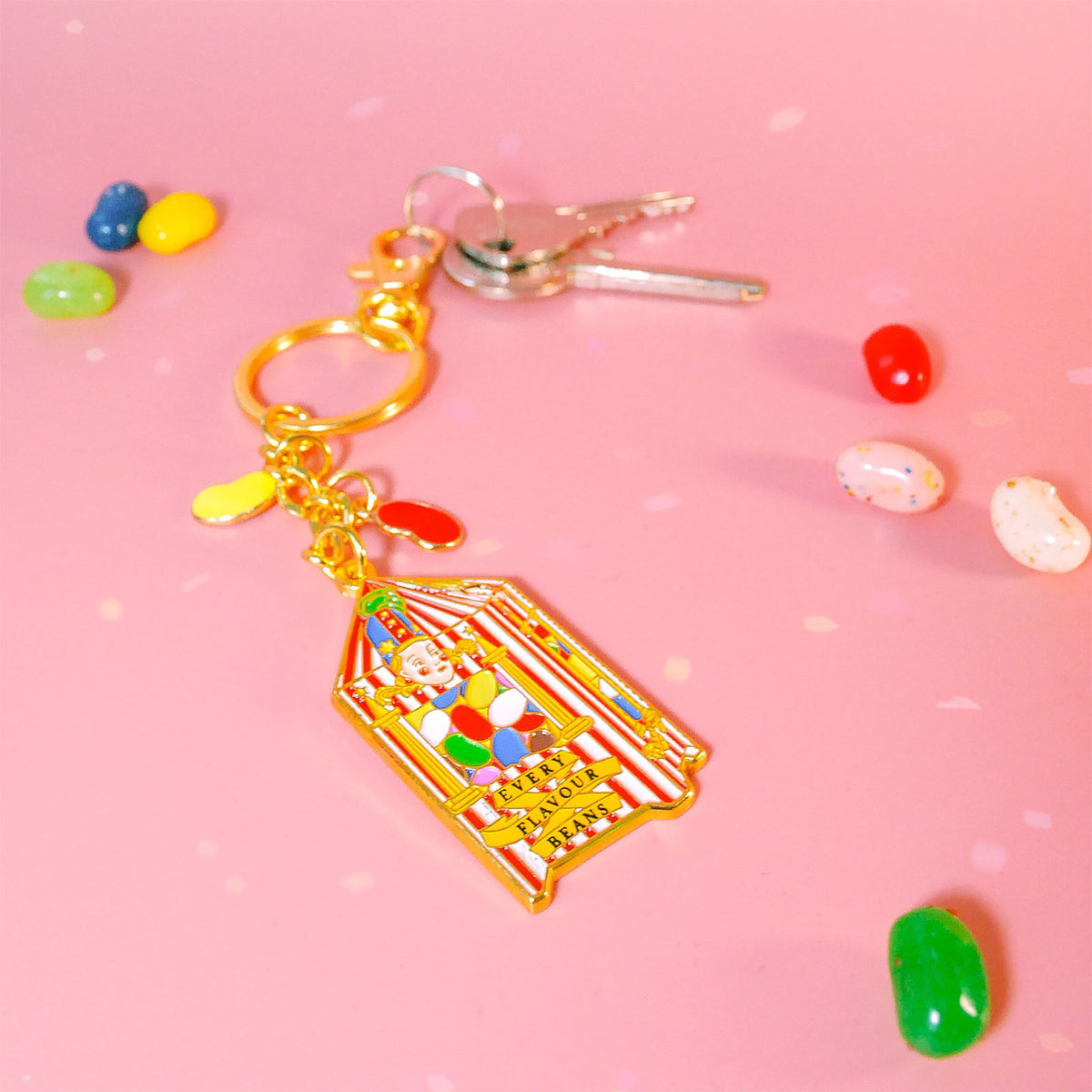 Produktbild Harry Potter - Bertie Botts Bohnen Schlüsselanhänger