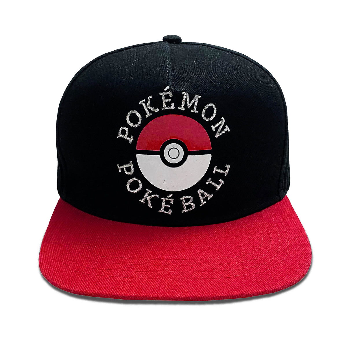 Produktbild Pokemon - Pokeball Snapback Cap schwarz-rot