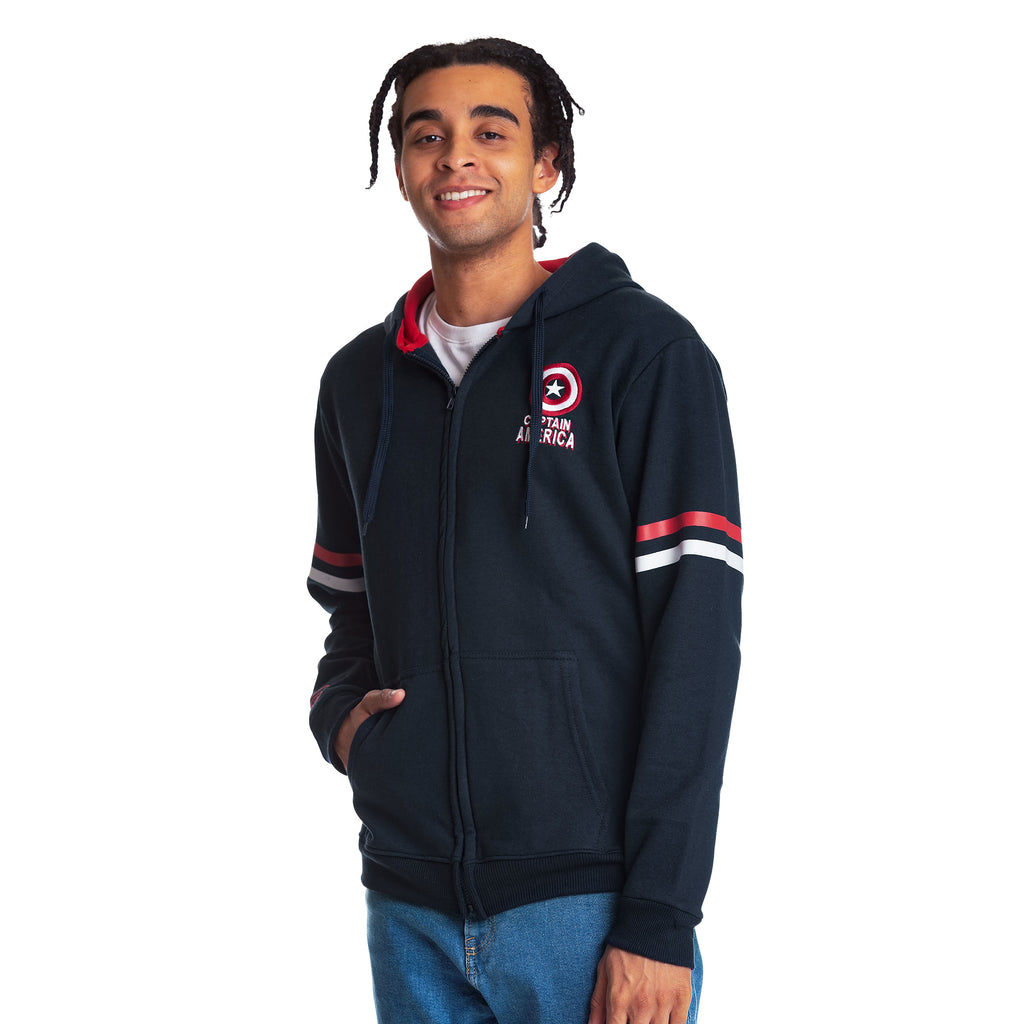 Image produit Captain America - Brooklyn Soldier Sweat à capuche bleu