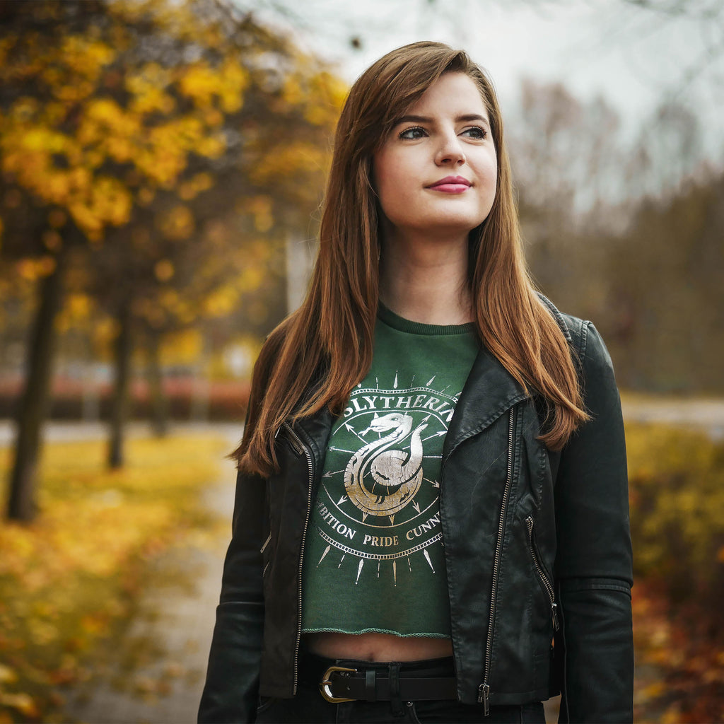 Immagine del prodotto Harry Potter - Maglione corto Slytherin da donna