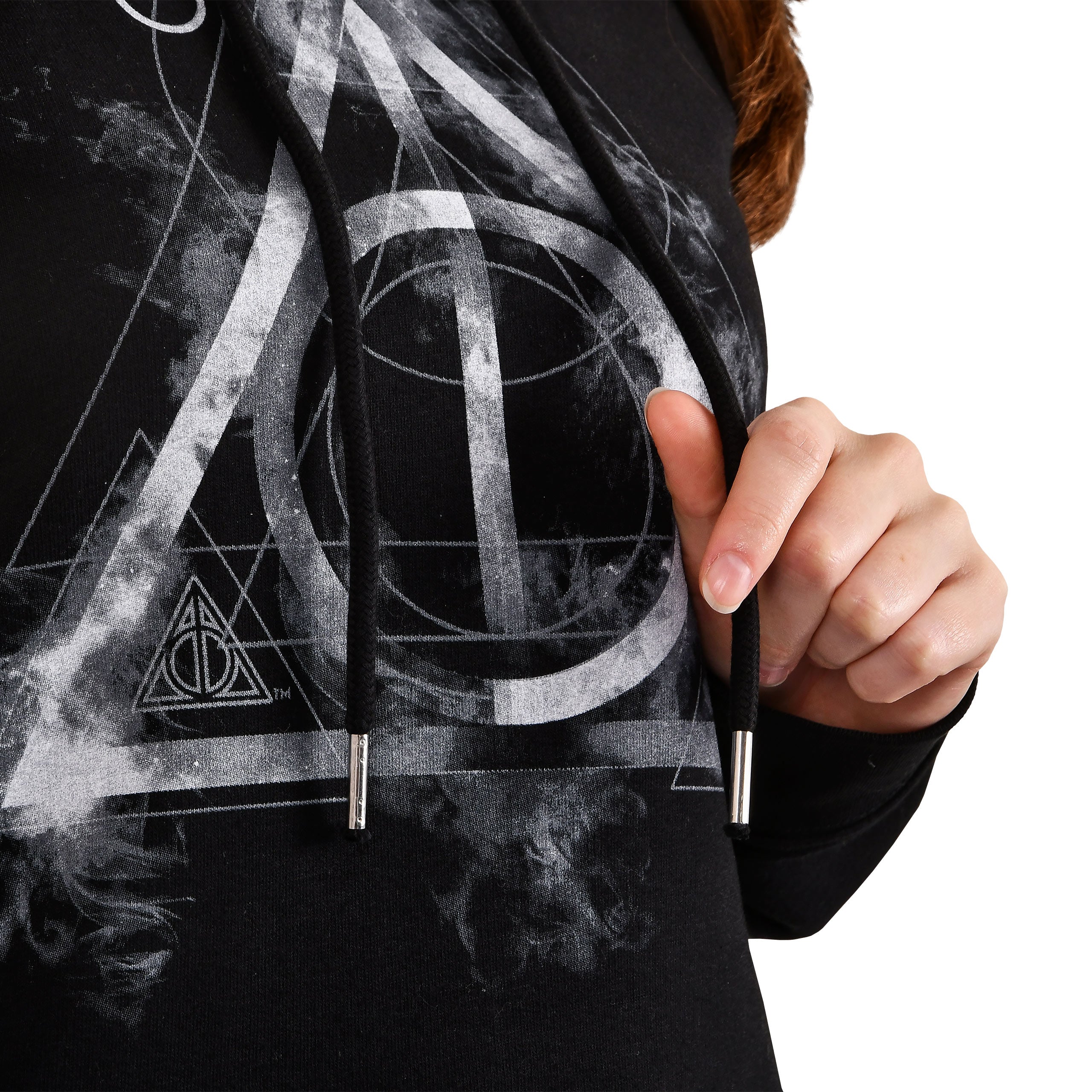 Produktbild Harry Potter - Smoky Hallows Sweatkleid mit Kapuze schwarz