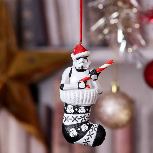 Immagine del prodotto Stormtrooper nella calza di Natale Addobbo per albero di Natale - Star Wars