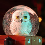 Image produit Harry Potter - Boule à neige Hedwig avec paillettes