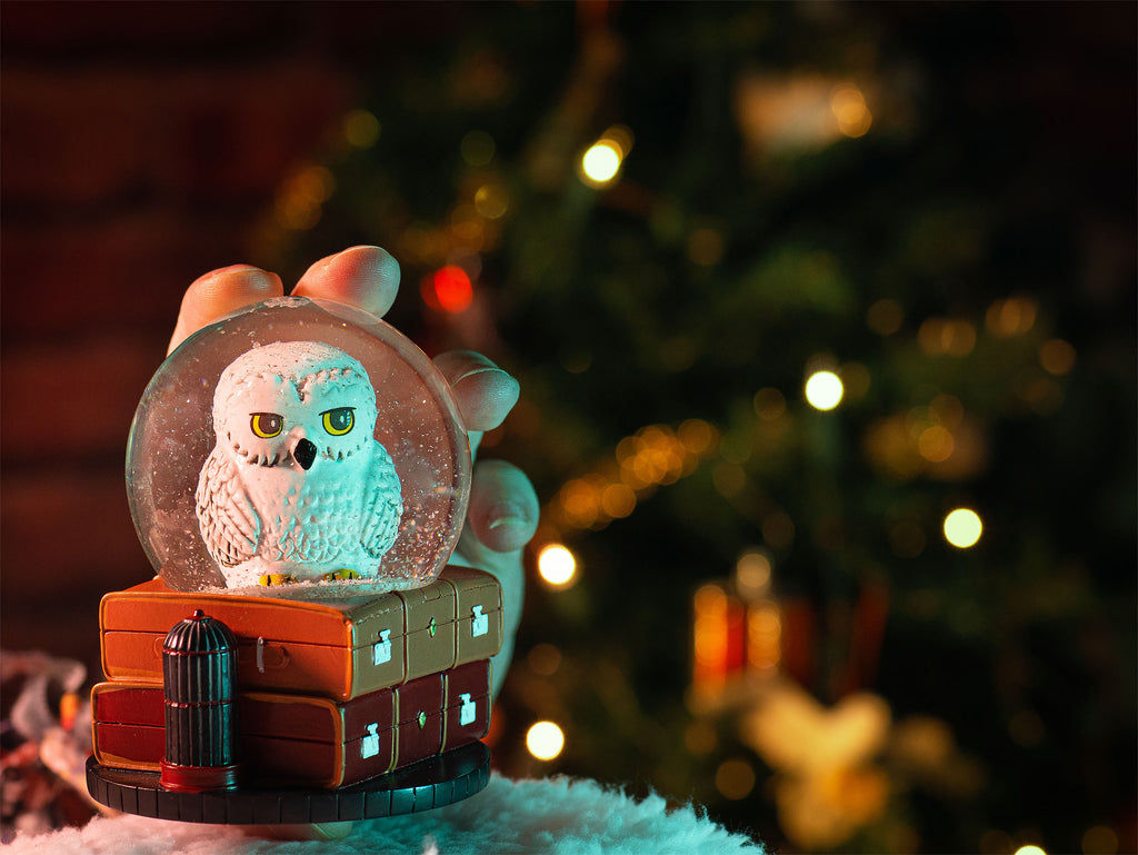Image produit Harry Potter - Boule à neige Hedwig avec paillettes