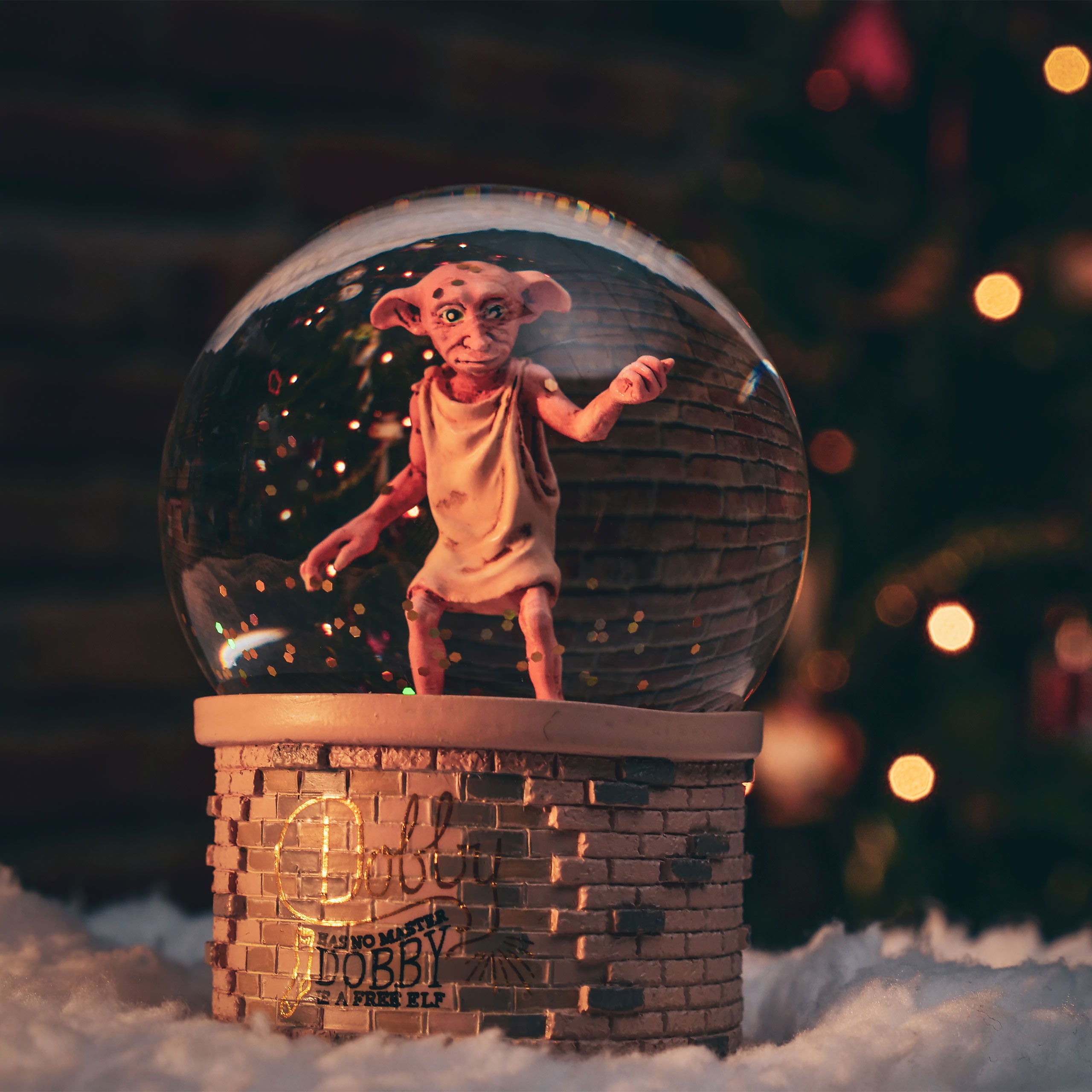 Image produit Harry Potter - Boule à neige Dobby avec paillettes
