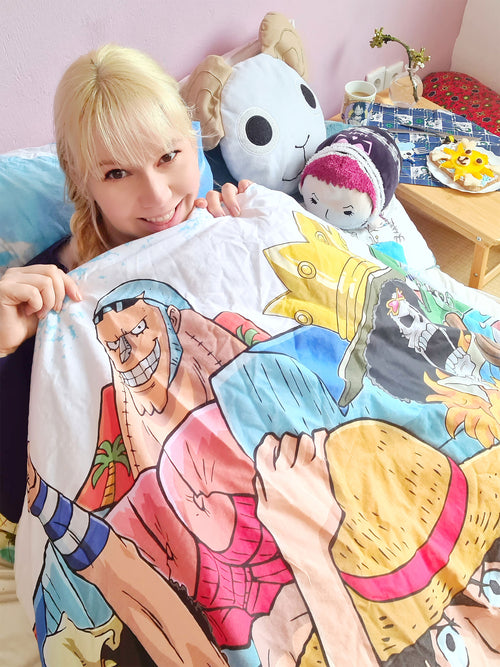 Immagine del prodotto One Piece - Ruffy & Crew Biancheria da letto reversibile