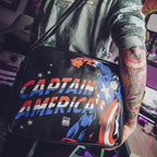 Image produit Captain America - Sac à bandoulière noir