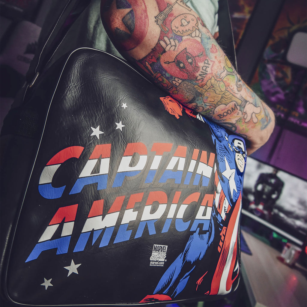 Image produit Captain America - Sac à bandoulière noir