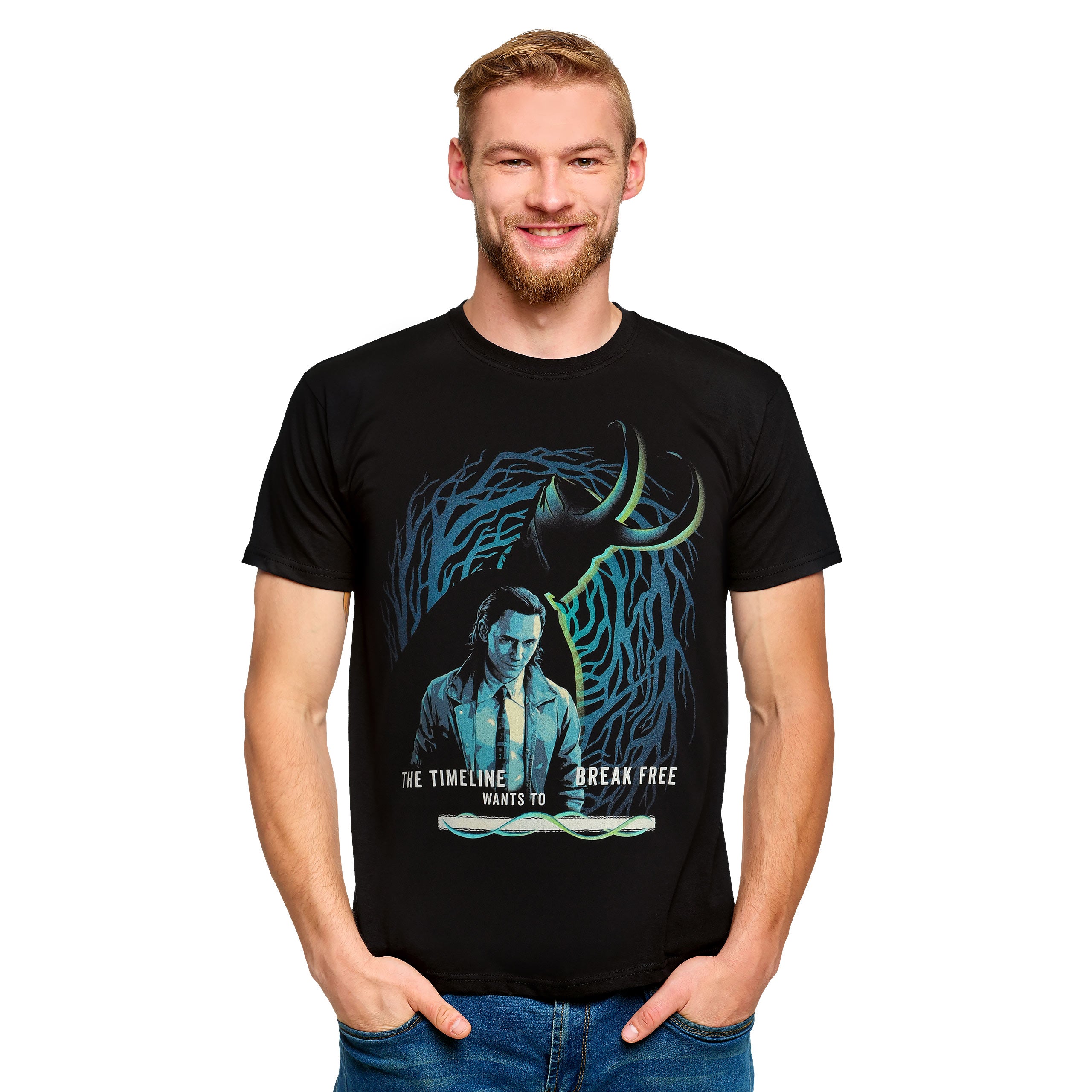 Produktbild Loki - Break Free T-Shirt schwarz
