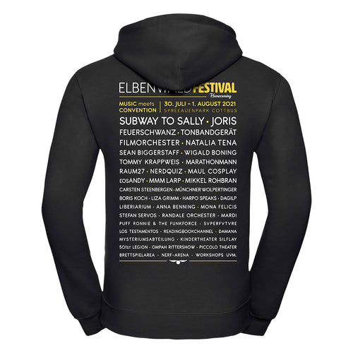 Image produit Sweat à capuche noir Elbenwald Festival Homecoming