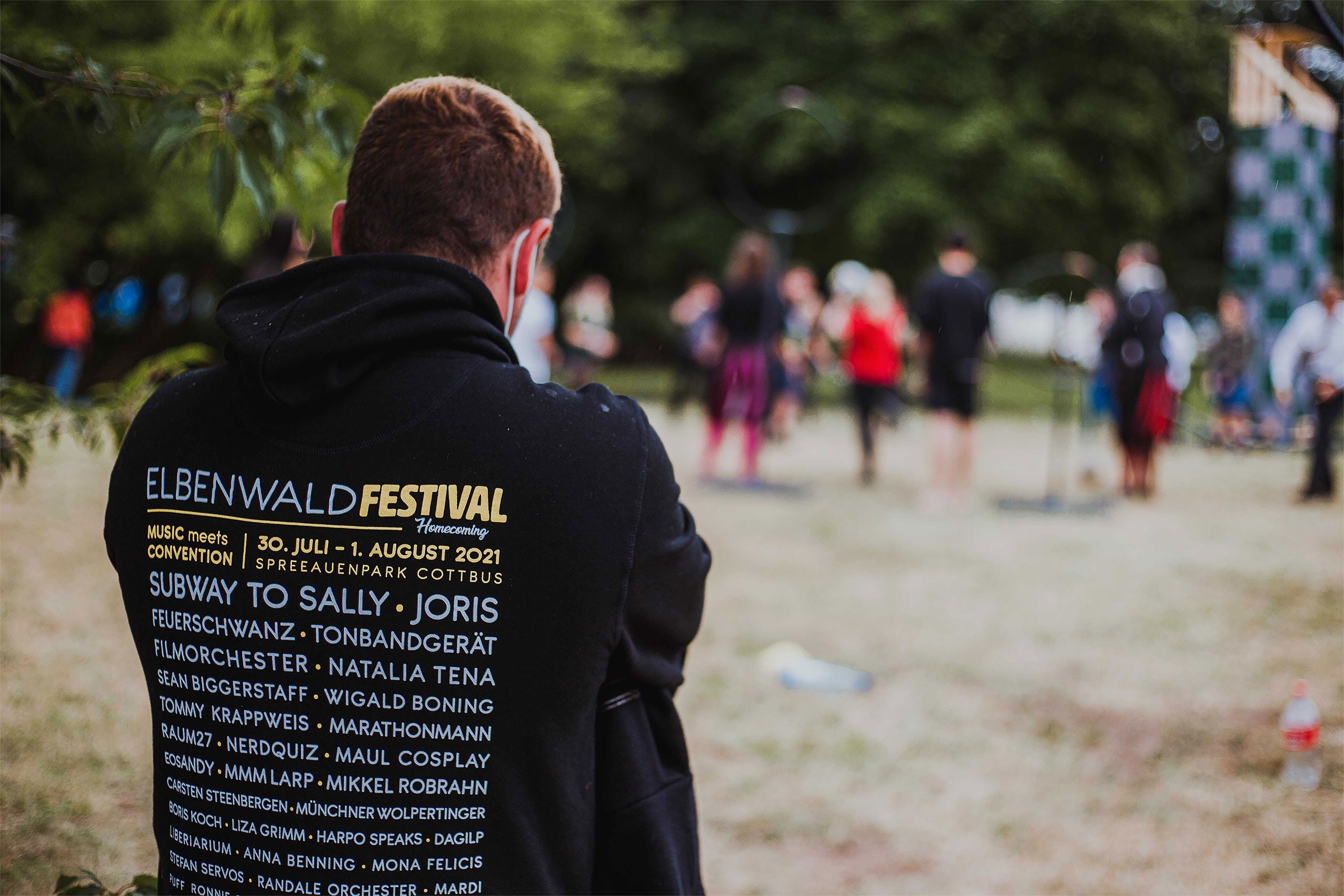 Produktbild Elbenwald Festival Homecoming Hoodie schwarz