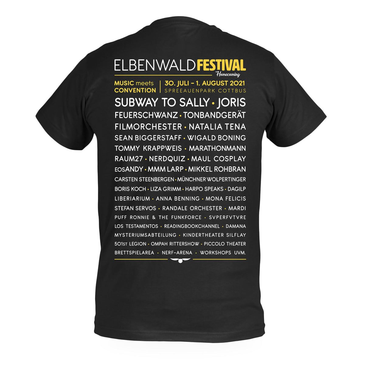 Image produit T-shirt noir Elbenwald Festival Homecoming
