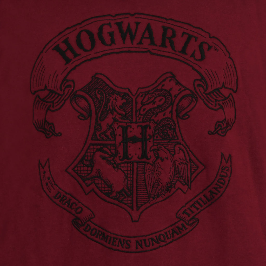 Immagine del prodotto Harry Potter - Felpa con cappuccio rossa con logo Hogwarts