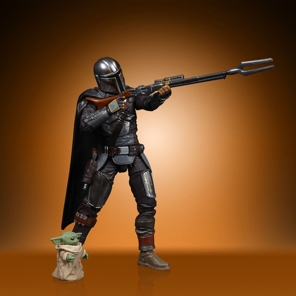 Produktbild Din Djarin mit Grogu Actionfigur 10 cm - Star Wars The Mandalorian