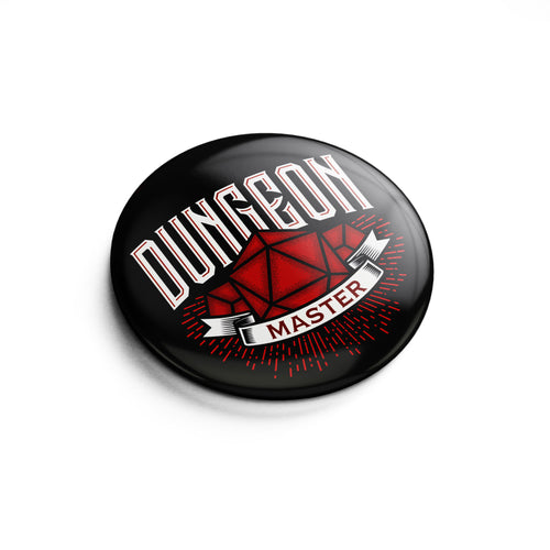 Image produit Bouton Dungeon Master pour les Fans de D&D