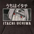 Image produit Naruto - Sweat à capuche Itachi marron