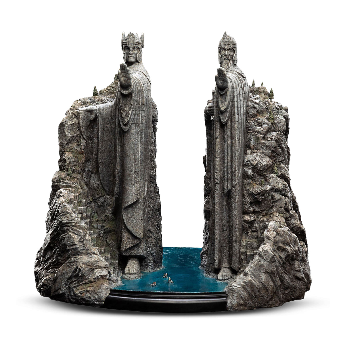Image produit Le Seigneur des Anneaux - Figurine d'Environnement Argonath Deluxe 34 cm