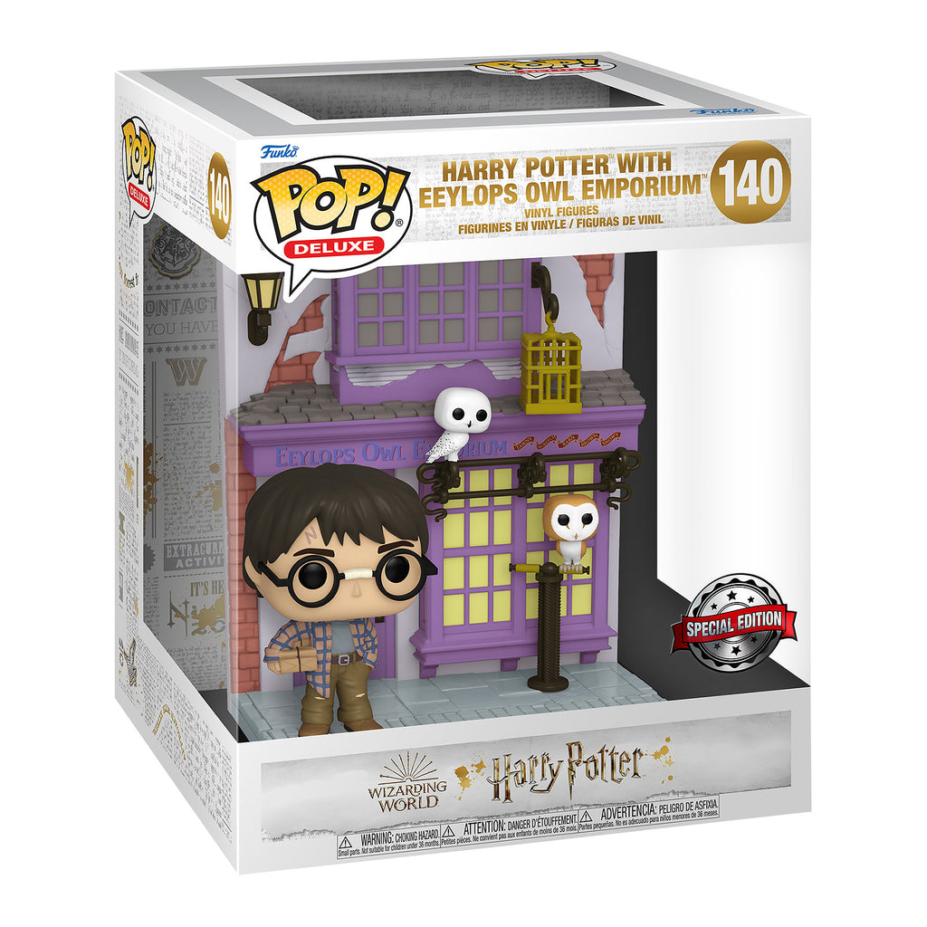 Produktbild Harry Potter und Eeylops Eulenkaufhaus Funko Pop Figur mit Diorama