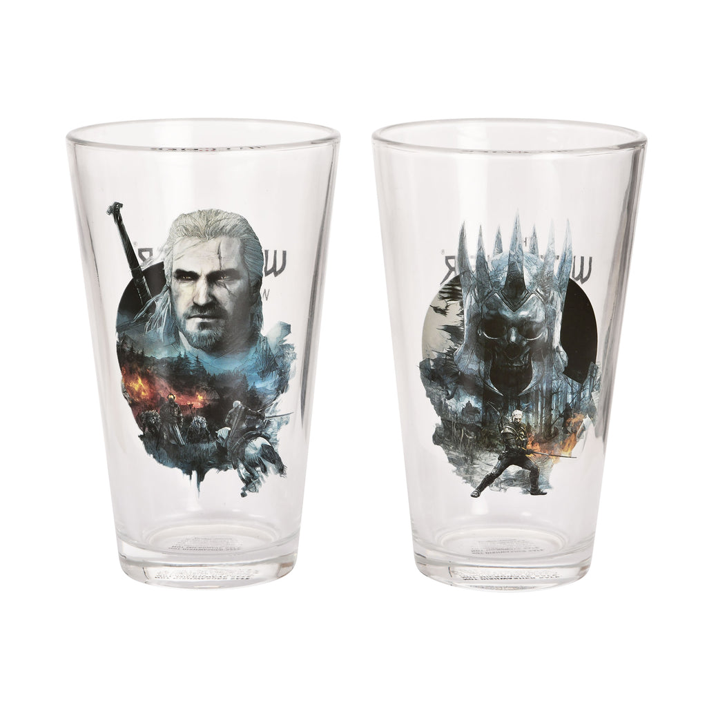 Image produit Witcher 3 - Ensemble de 2 verres Geralt et Eredin