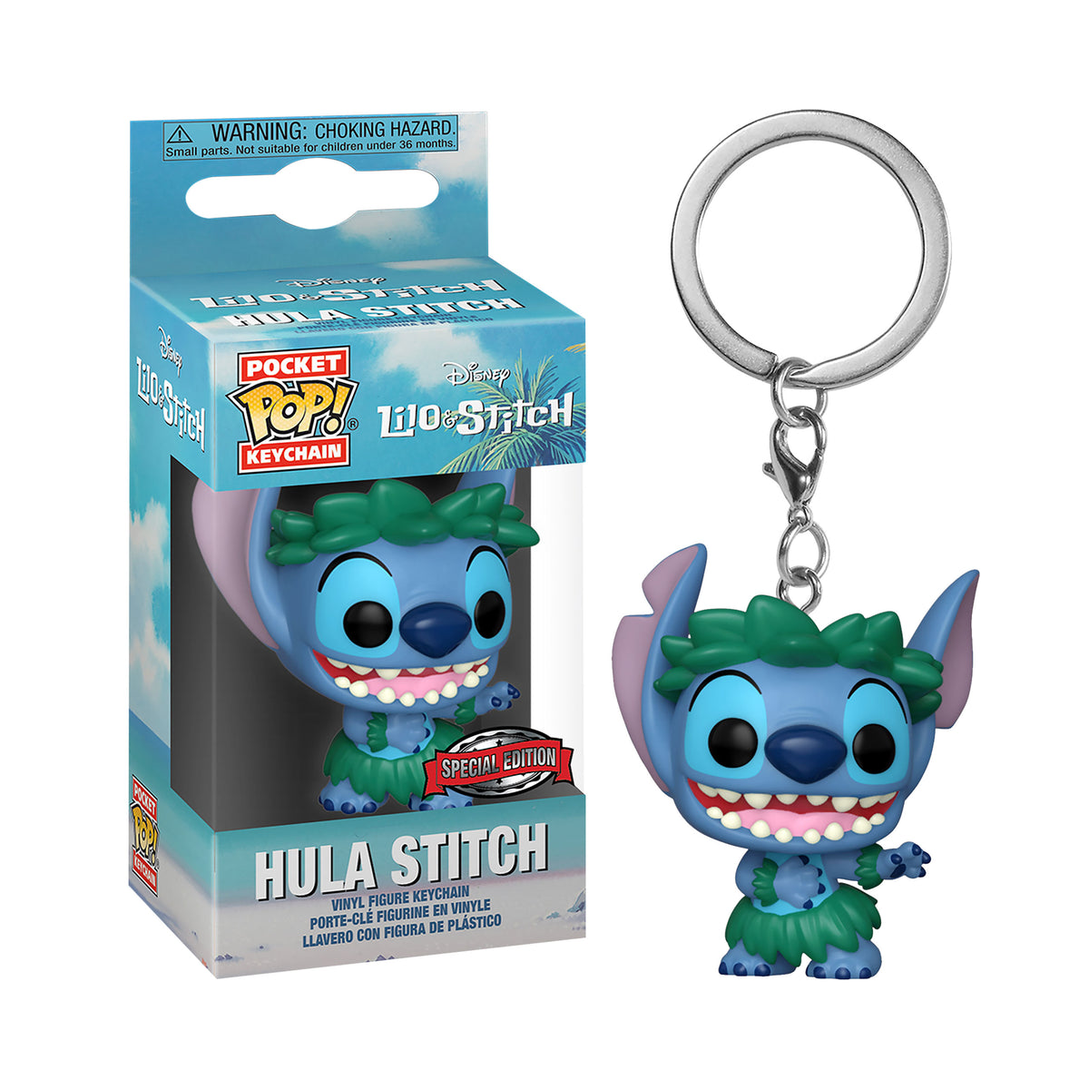 Image produit Lilo & Stitch - Hula Stitch Funko Pop Porte-clés