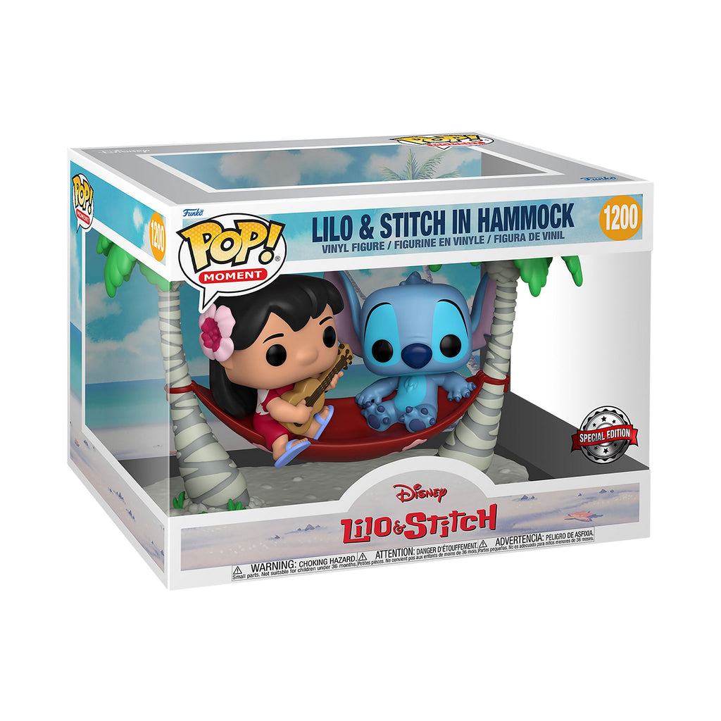 Image produit Lilo & Stitch dans un hamac Figurine Funko Pop