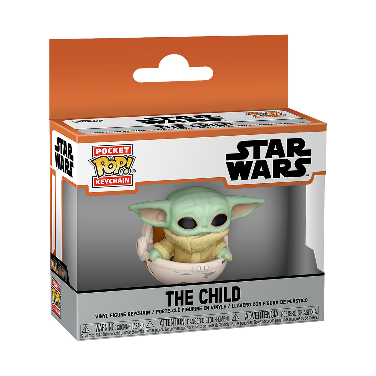 Image produit Grogu en Berceau Funko Pop Porte-clés - Star Wars The Mandalorian