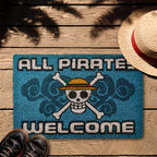 Produktbild One Piece - All Pirates Welcome Fußmatte