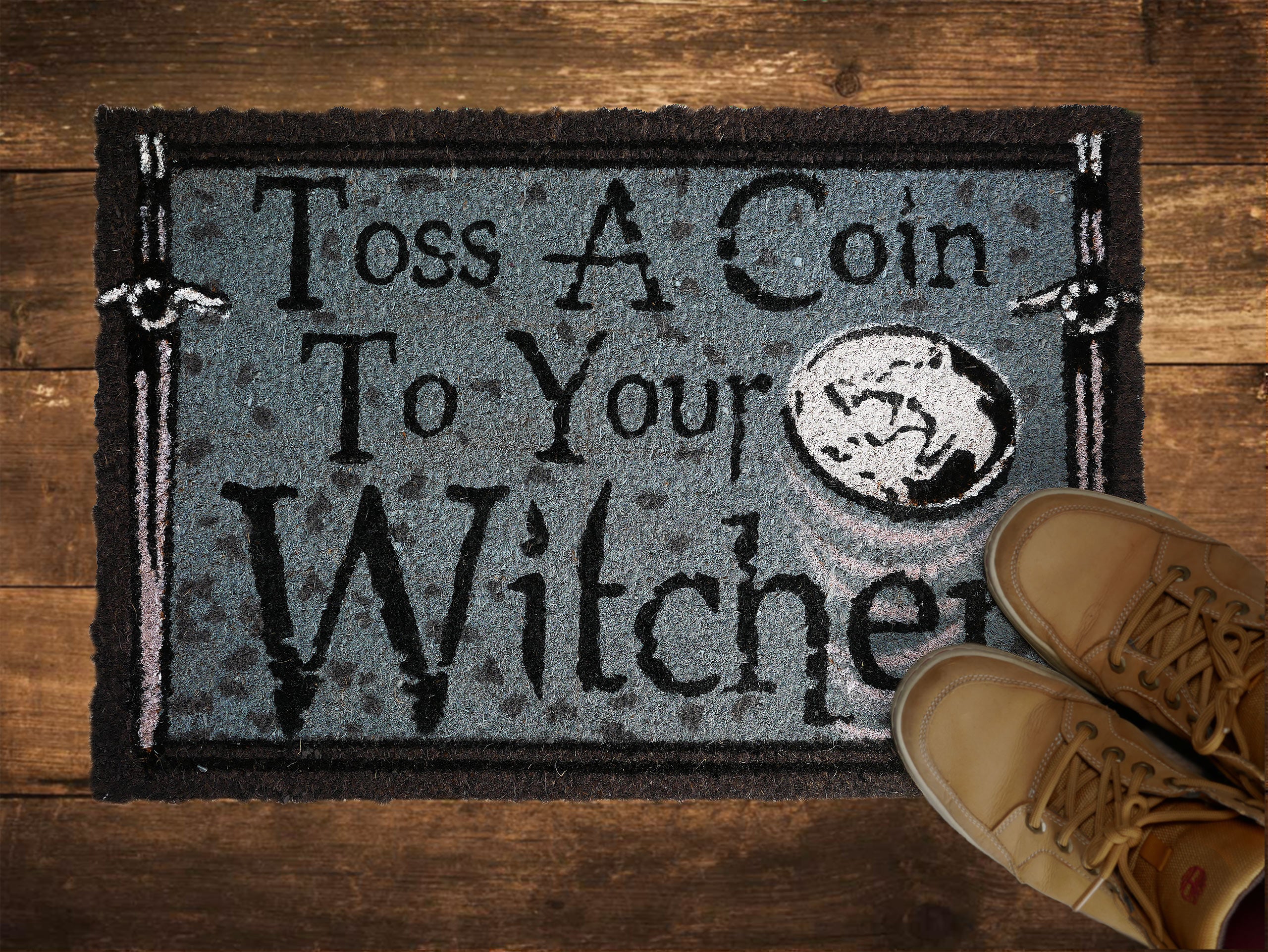 Image produit Witcher - Tapis de porte Toss a Coin