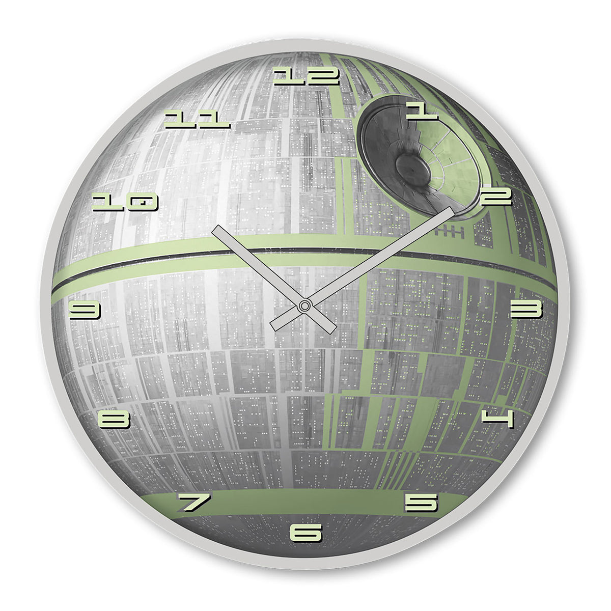 Image produit Star Wars - Horloge Murale Étoile de la Mort Phosphorescente